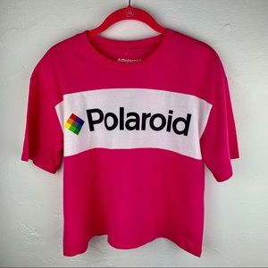 POLAROID Hot Pink Crop Top
